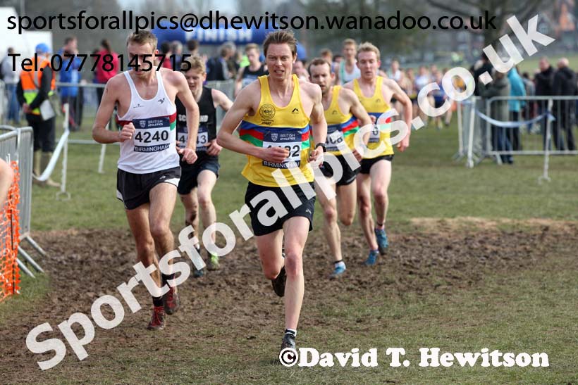 Senior mens 2016 Inter Counties Cross Country Champs. and Cross Challenge Final, Cofton Park, Birmingham. Photo: David T. Hewitson/Sports for All Pics